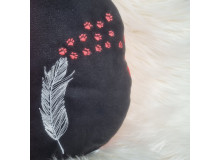 Stickdatei - Feder Pfoten